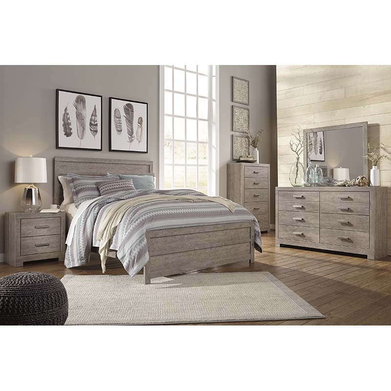 Rent To Own Ashley Cottonburg Queen 6-Piece Bedroom Set | Rent One