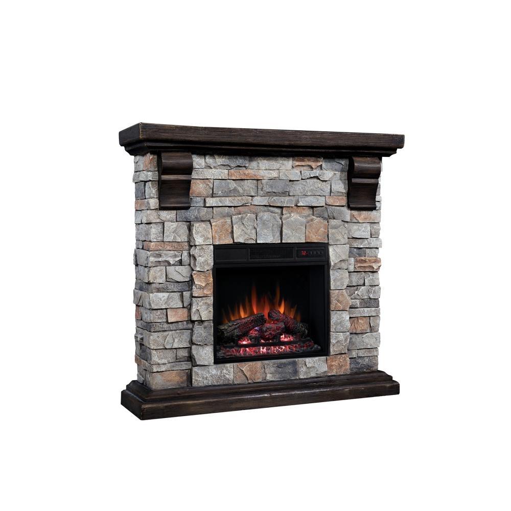 Living Essentials 73"Denver Fireplace Console, Rent To Own TV Stands