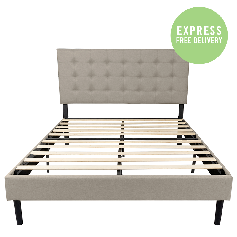 To Own Living Essentials Madison, Blackstone Grand Tufted Platform Bed With 10 King Mattress