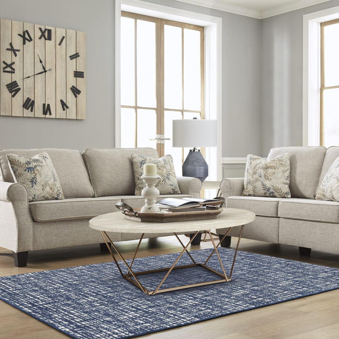 rent to own ashley alessio sofa and loveseat | rent one